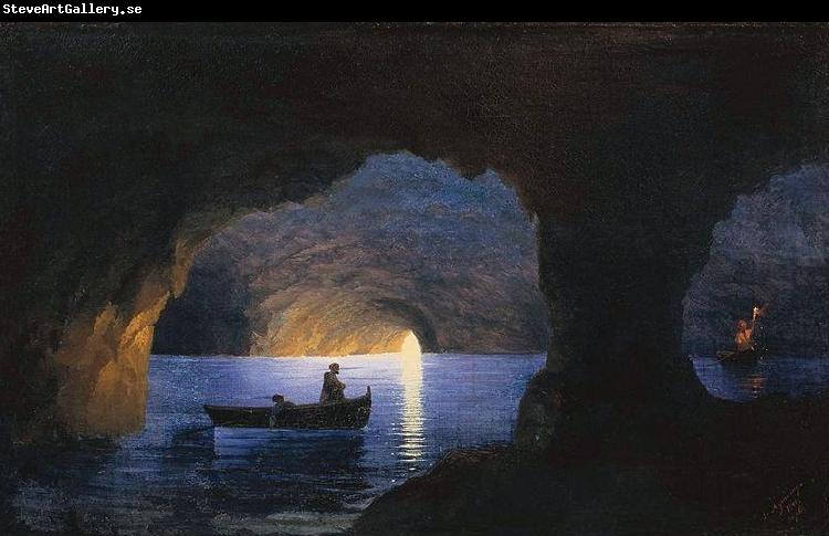 Ivan Aivazovsky Azure Grotto, Naples